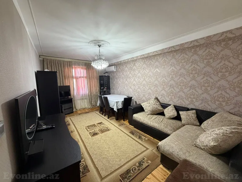 Satılır 3 otaqlı Mənzil Yeni tikili 90 m² Xətai r. - şəkil 2