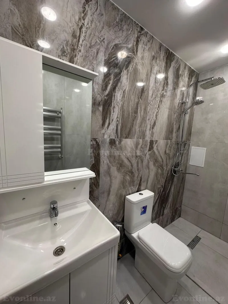 Kirayə verilir 2 otaqlı Mənzil Yeni tikili 77 m² Nizami r. - şəkil 13