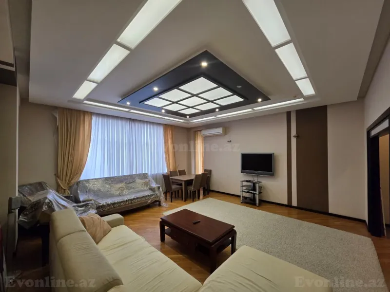 Kirayə verilir 3 otaqlı Mənzil Yeni tikili 145 m² Nizami m. - şəkil 2