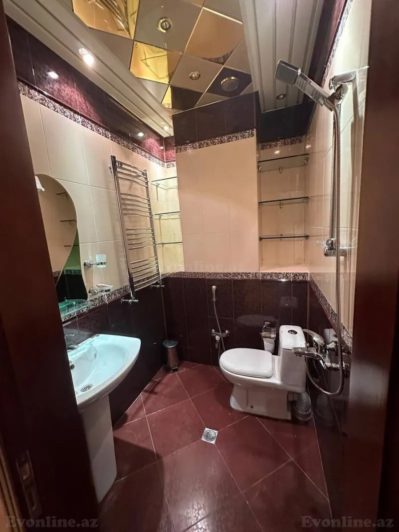 Kirayə verilir 4 otaqlı Mənzil Yeni tikili 220 m² Gənclik m. - şəkil 21