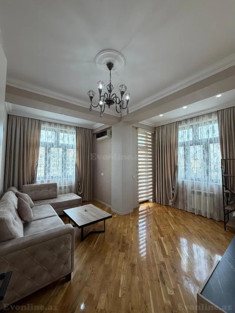 Kirayə verilir 2 otaqlı Mənzil Yeni tikili 90 m² 2-ci mikrorayon - şəkil 3