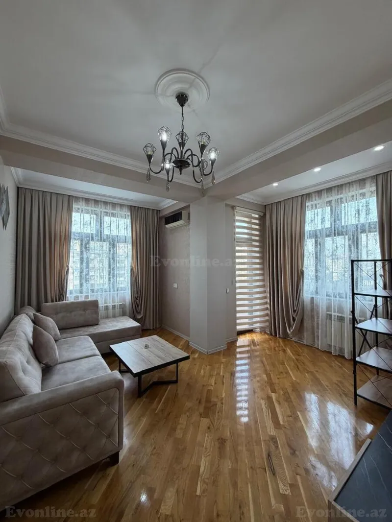Kirayə verilir 2 otaqlı Mənzil Yeni tikili 90 m² 2-ci mikrorayon - şəkil 9