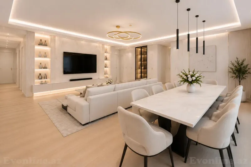 Kirayə verilir 3 otaqlı Mənzil Yeni tikili 150 m² Ağ şəhər - şəkil 3