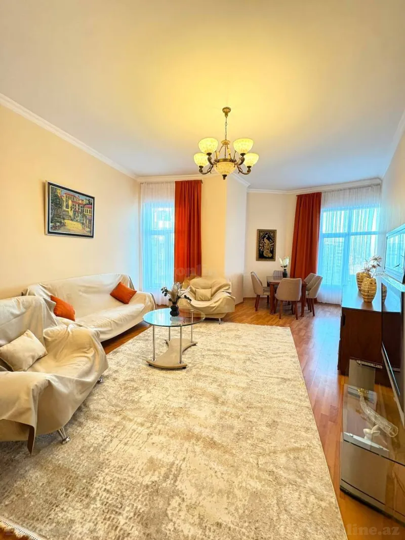 Kirayə verilir 2 otaqlı Mənzil Yeni tikili 97 m² Elmlər Akademiyası m. - şəkil 2