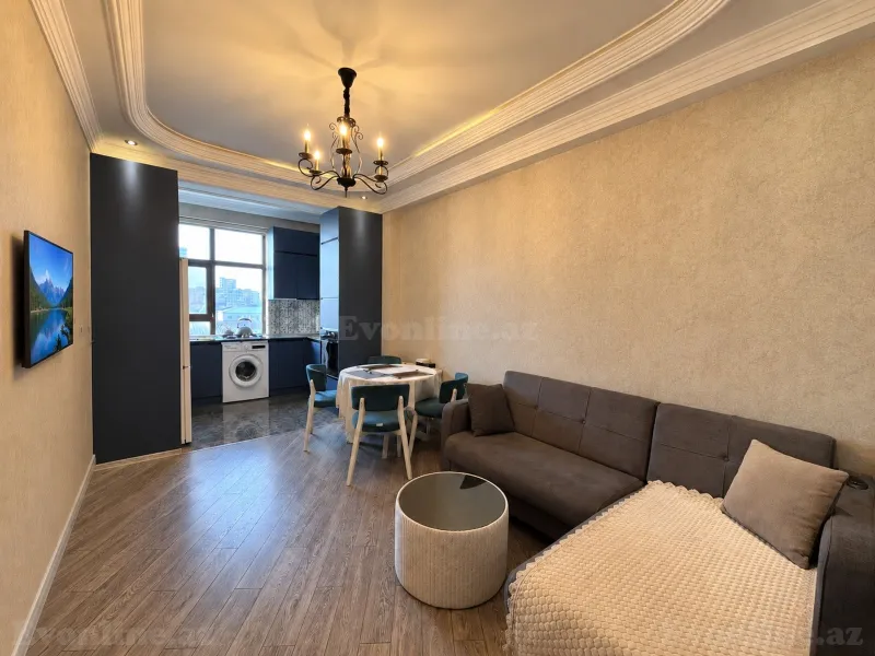 Kirayə verilir 2 otaqlı Mənzil Yeni tikili 60 m² Nəriman Nərimanov m. - şəkil 2