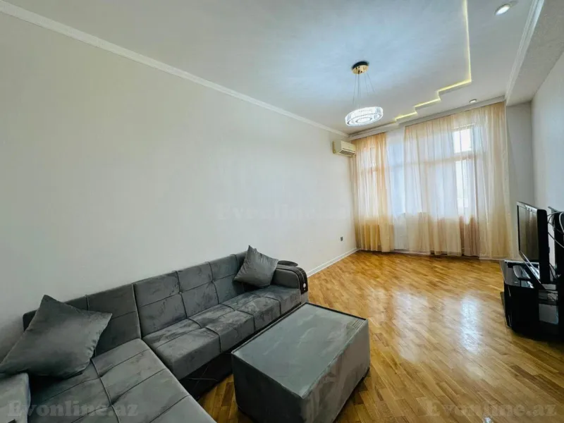 Kirayə verilir 2 otaqlı Mənzil Yeni tikili 75 m² Nəsimi r. - şəkil 2