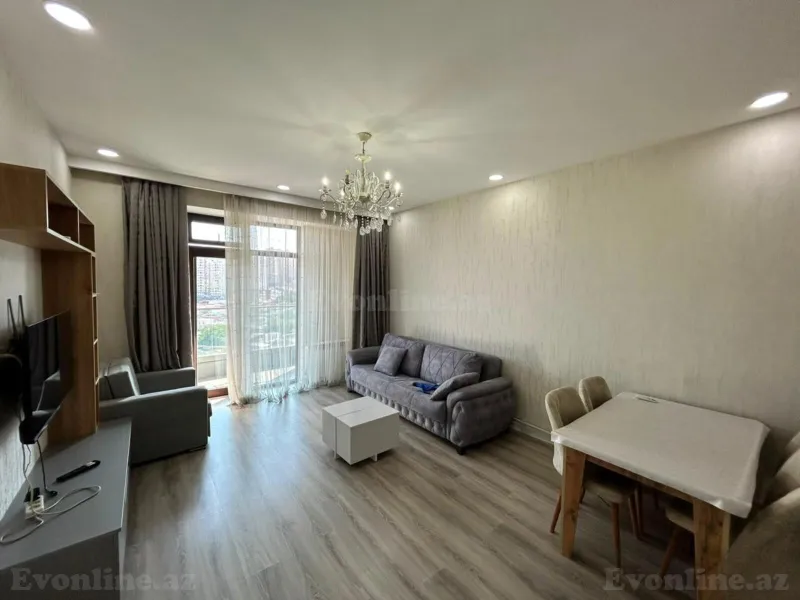 Kirayə verilir 2 otaqlı Mənzil Yeni tikili 64 m² 8 Noyabr m. - şəkil 2
