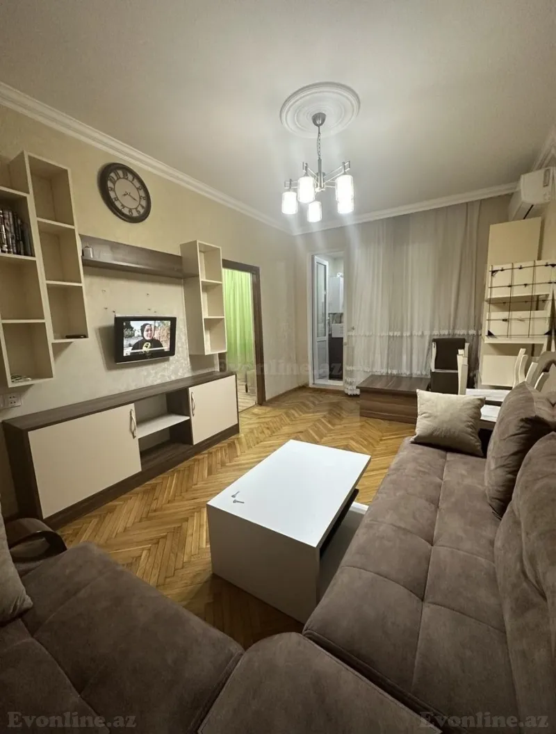 2 otaqlı Mənzil 50 m² Memar Əcəmi m. Kirayə verilir