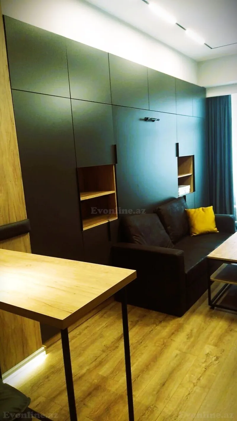 Kirayə verilir 1 otaqlı Mənzil Yeni tikili 52 m² 28 May m. - şəkil 2