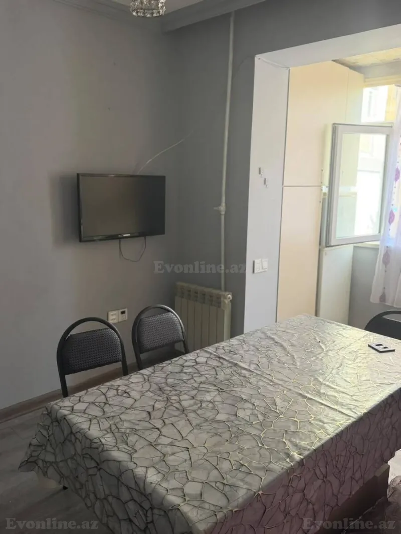 Kirayə verilir 2 otaqlı Mənzil Yeni tikili 55 m² Həzi Aslanov m. - şəkil 2