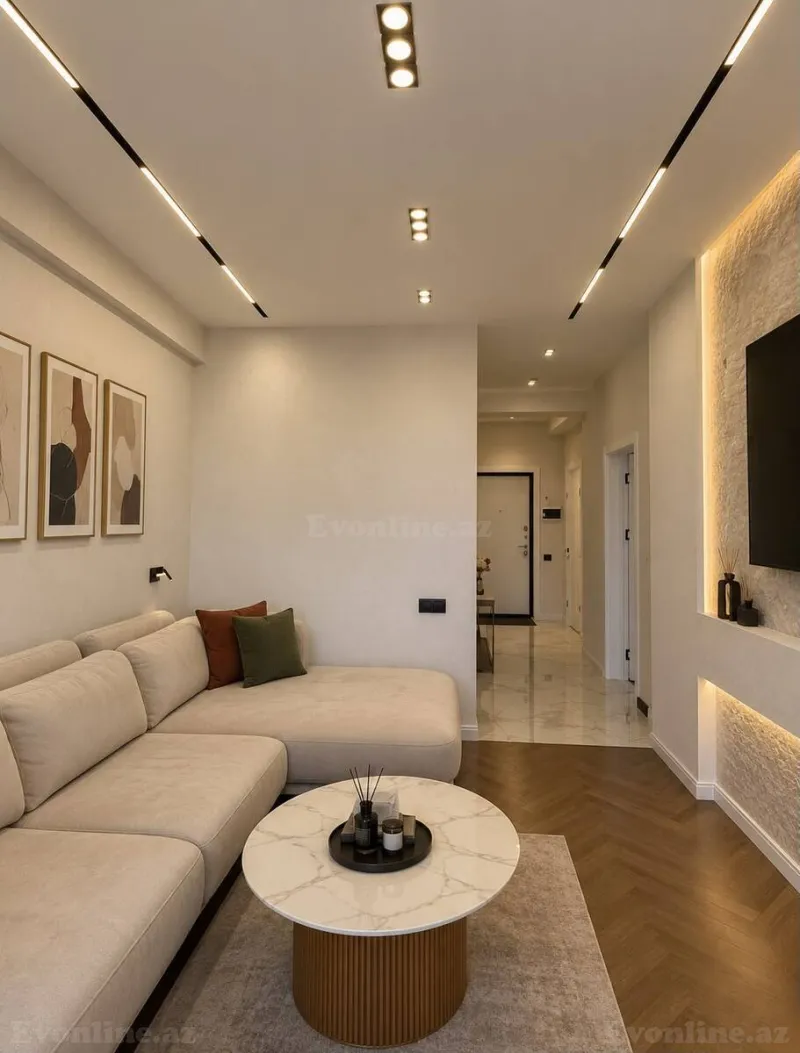 Kirayə verilir 2 otaqlı Mənzil Yeni tikili 80 m² Qara Qarayev m. - şəkil 3