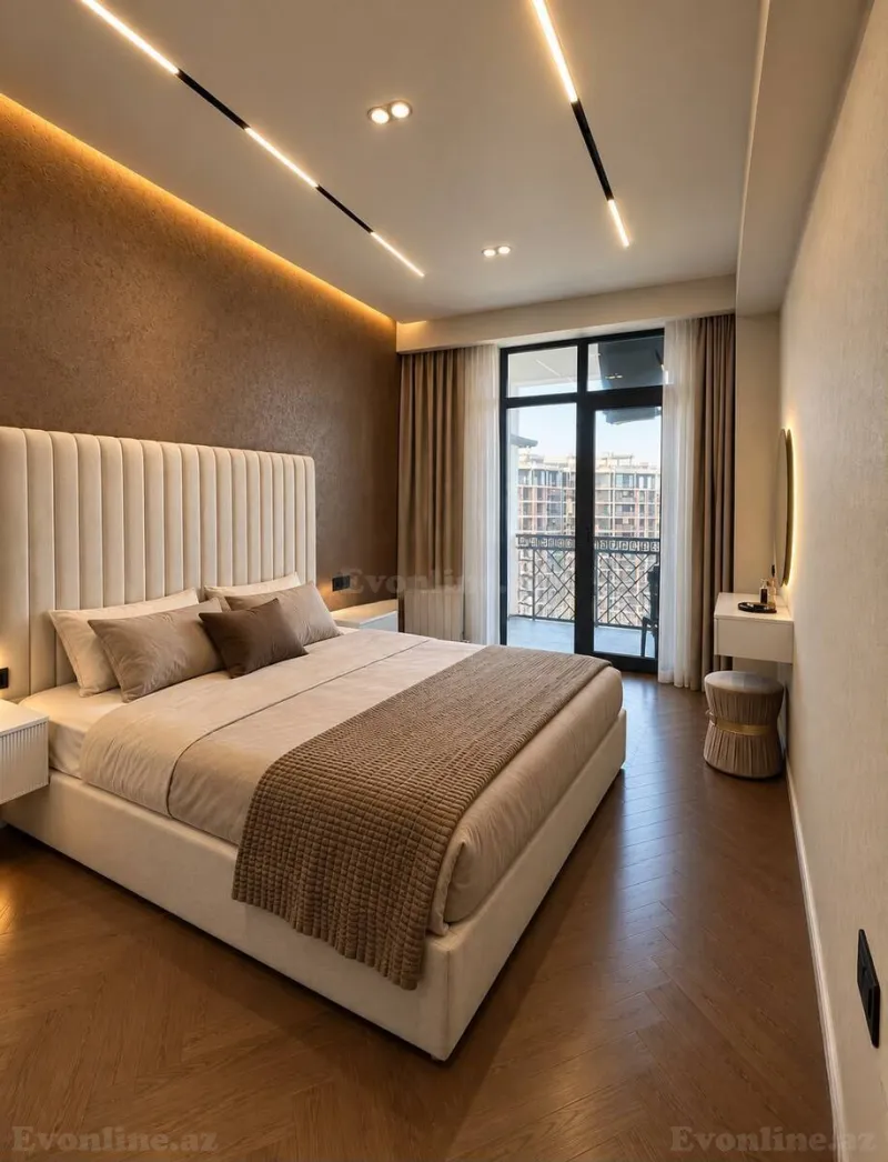 Kirayə verilir 2 otaqlı Mənzil Yeni tikili 80 m² Qara Qarayev m. - şəkil 4
