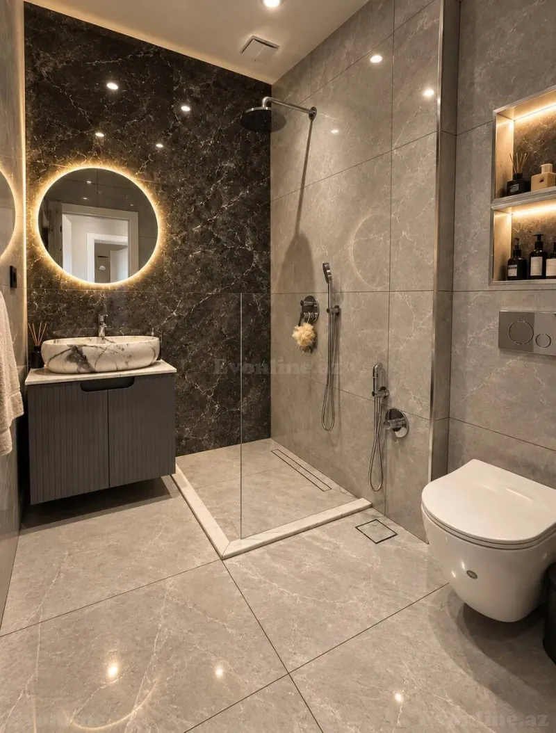 Kirayə verilir 2 otaqlı Mənzil Yeni tikili 80 m² Qara Qarayev m. - şəkil 7