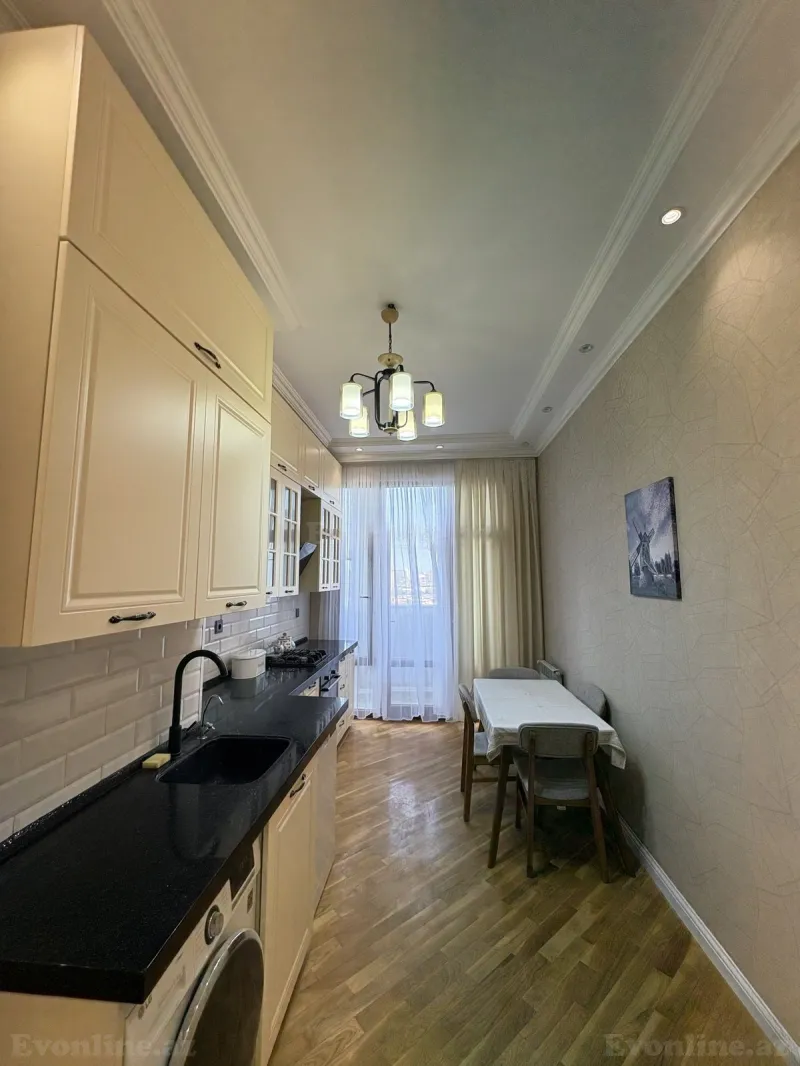 Satılır 3 otaqlı Mənzil Yeni tikili 90 m² Nəsimi r. - şəkil 2