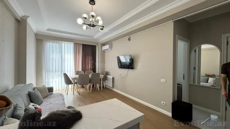 Satılır 2 otaqlı Mənzil Yeni tikili 48 m² İnşaatçılar m. - şəkil 2