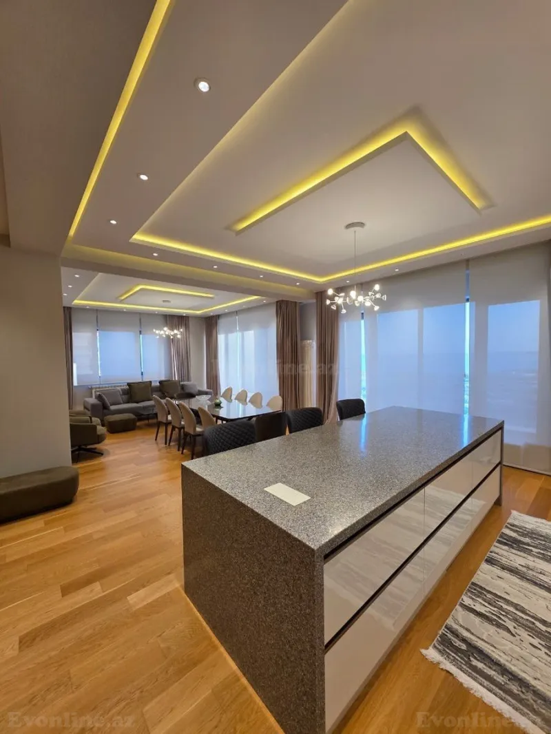 Kirayə verilir 4 otaqlı Mənzil Yeni tikili 205 m² Ağ şəhər - şəkil 3