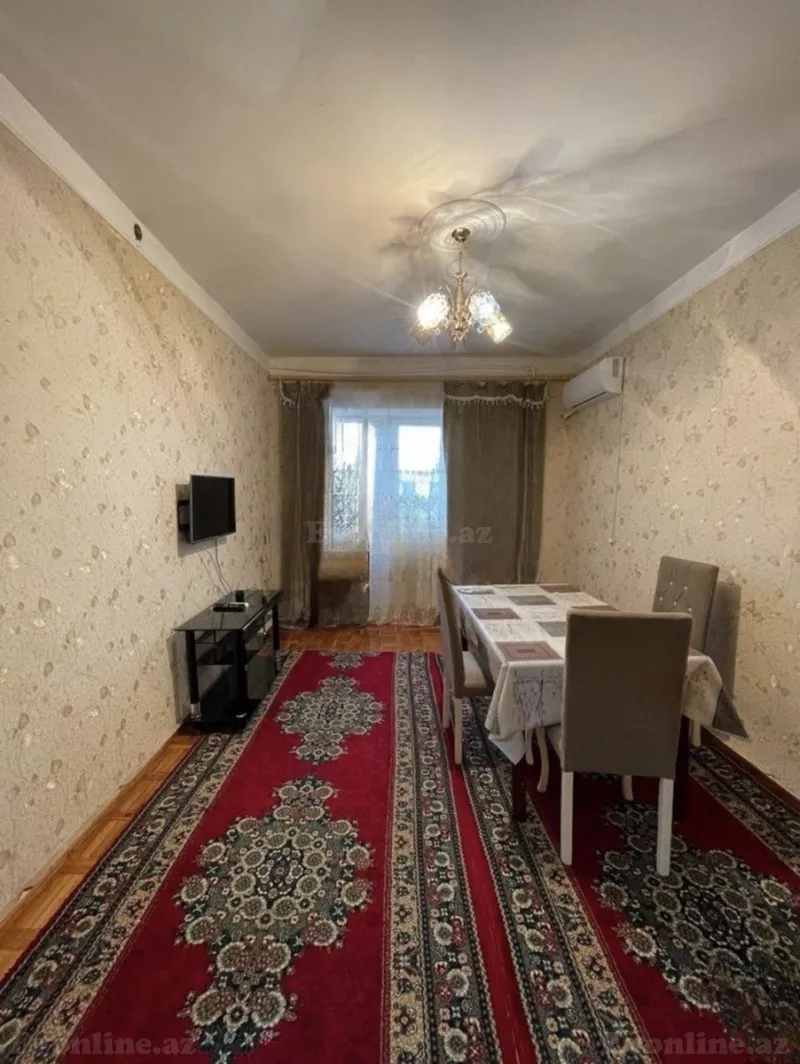 Kirayə verilir 3 otaqlı Mənzil Köhnə tikili 90 m² Memar Əcəmi m. - şəkil 2