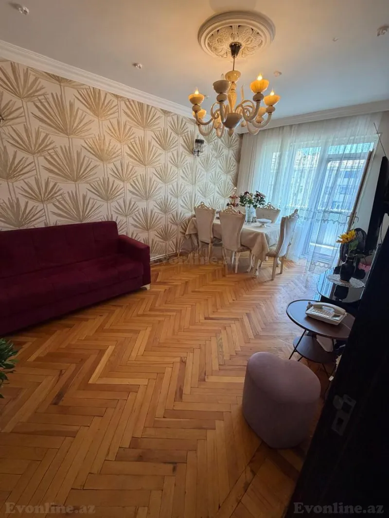 Satılır 3 otaqlı Mənzil Yeni tikili 80 m² Elmlər Akademiyası m. - şəkil 3
