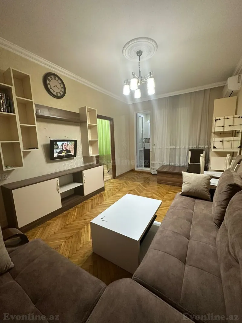 2 otaqlı Mənzil 55 m² Nəsimi m. Kirayə verilir