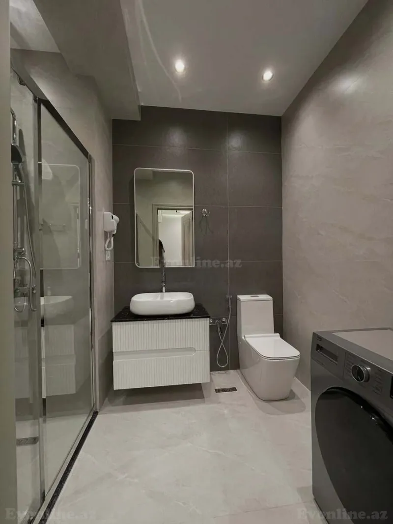 Kirayə verilir 2 otaqlı Mənzil Yeni tikili 70 m² Nəsimi r. - şəkil 9