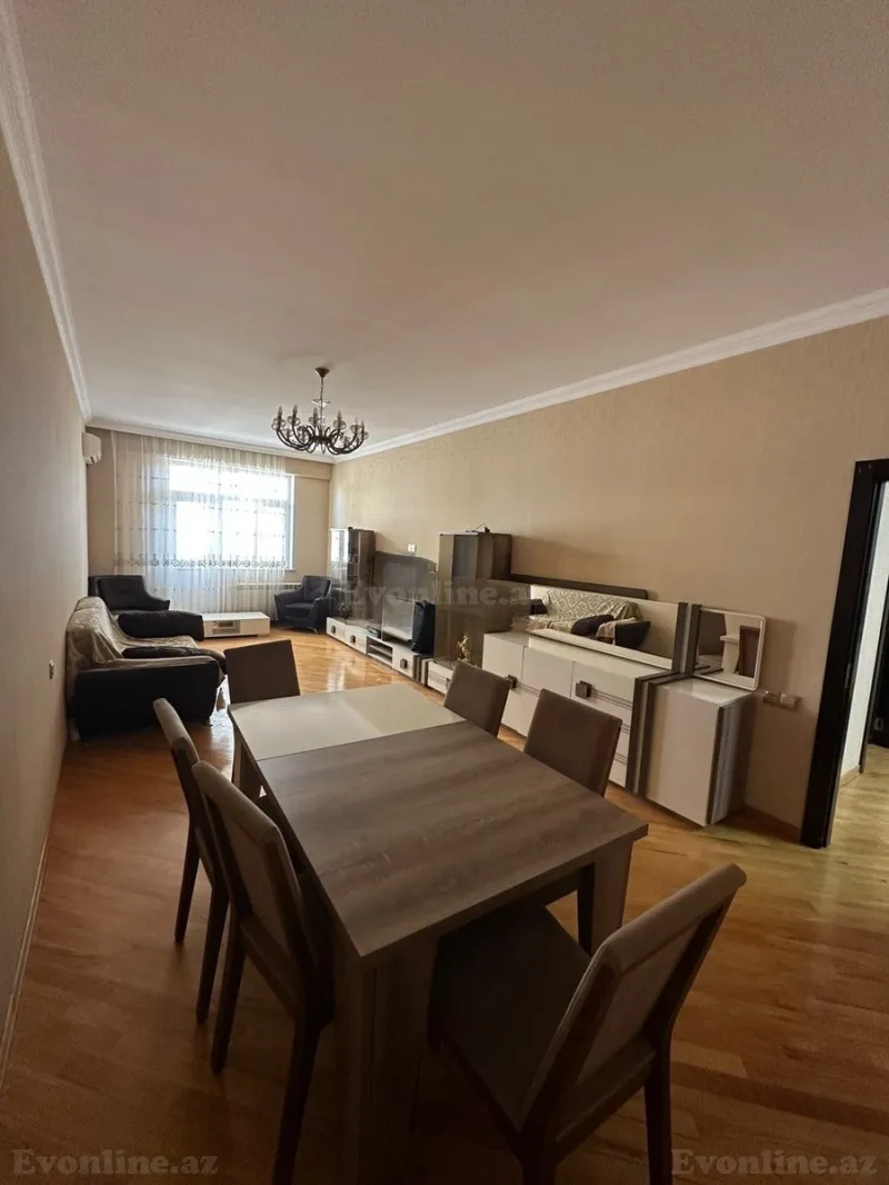 Kirayə verilir 3 otaqlı Mənzil Yeni tikili 140 m² Koroğlu m. - şəkil 2