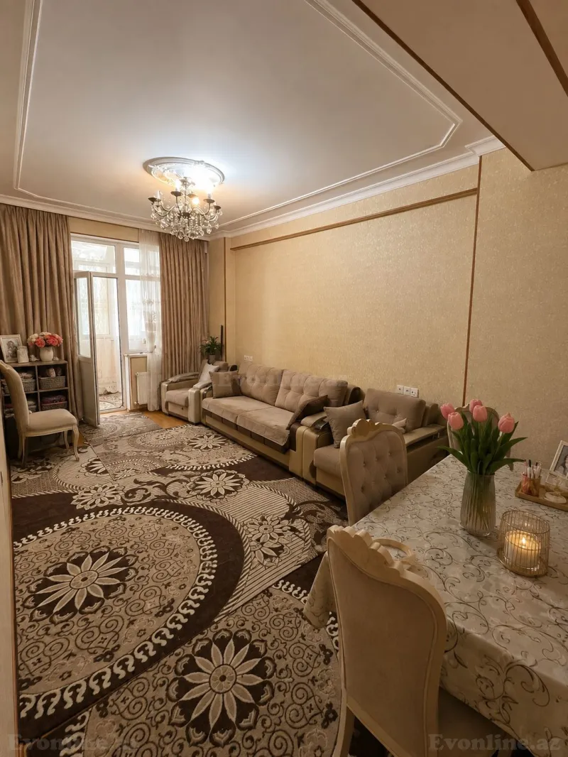 2 otaqlı Mənzil 68.3 m² Həzi Aslanov Satılır