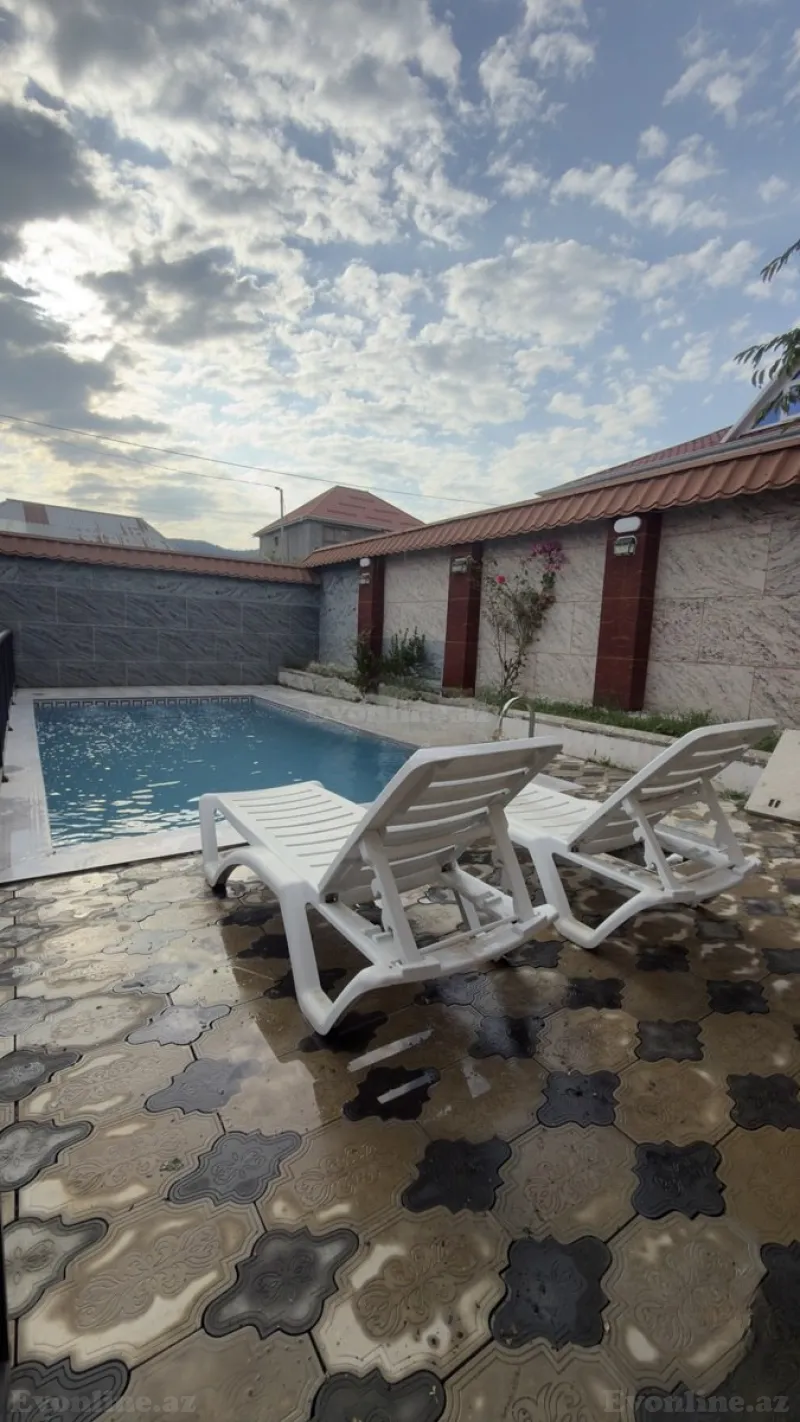 Kirayə verilir 4 otaqlı Həyət evi 180 m² Qəbələ - şəkil 7