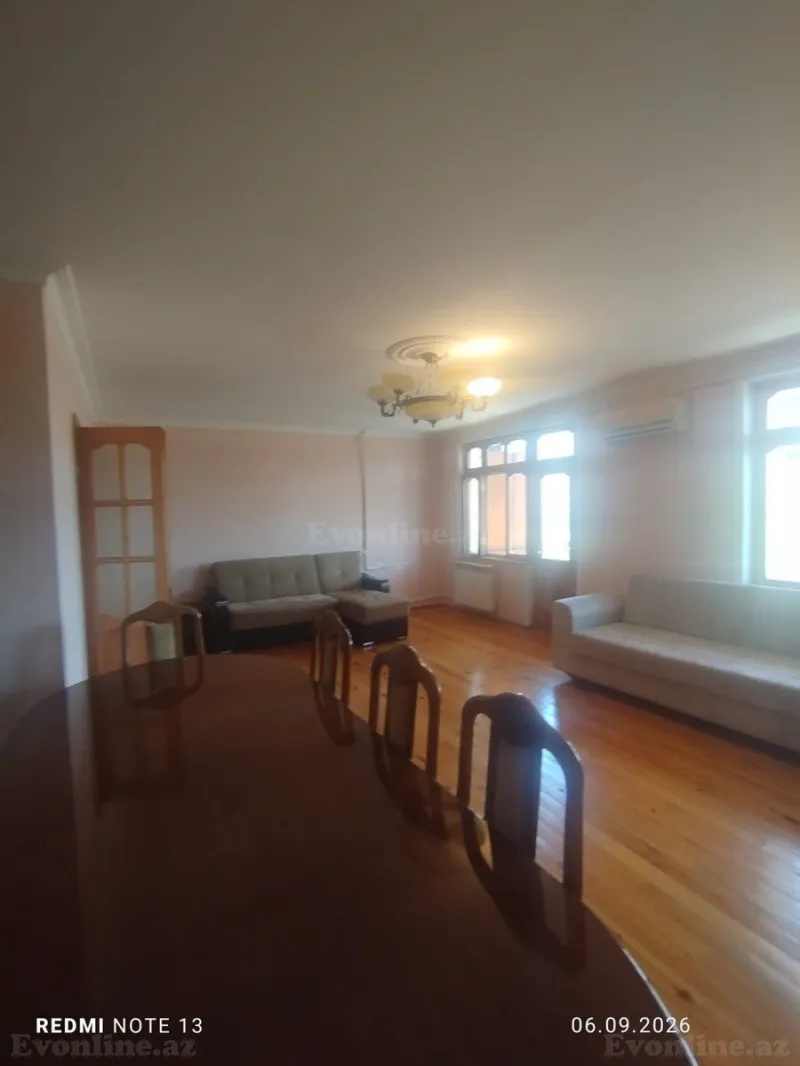Kirayə verilir 4 otaqlı Mənzil Köhnə tikili 110 m² Həzi Aslanov m. - şəkil 2