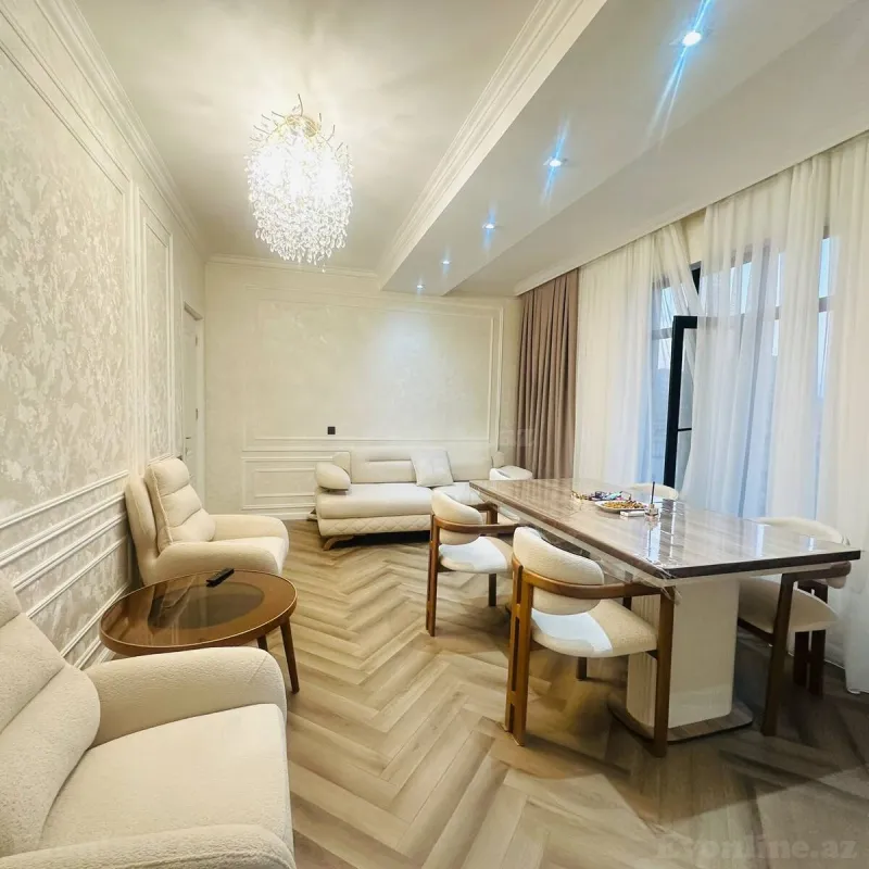 Kirayə verilir 3 otaqlı Mənzil Yeni tikili 100 m² Nərimanov r. - şəkil 3