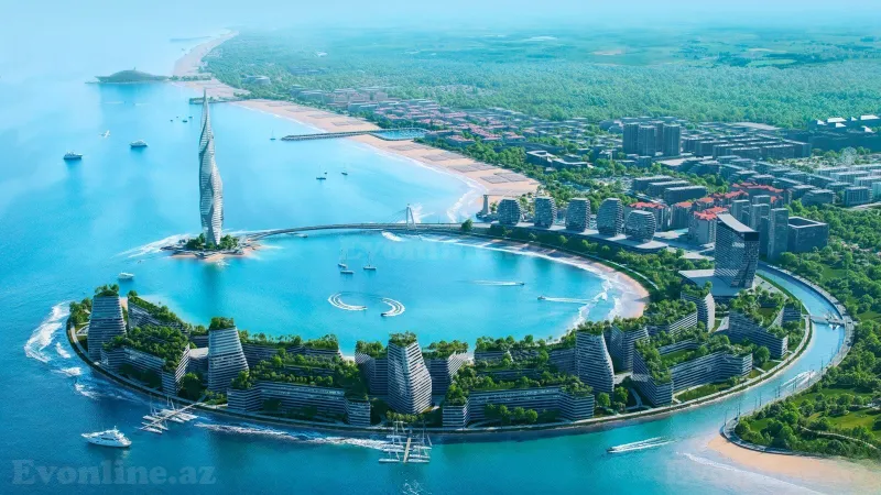2 otaqlı Mənzil 100 m² Sea Breeze Kirayə verilir