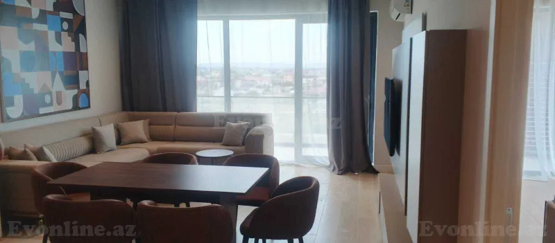 Kirayə verilir 2 otaqlı Mənzil Yeni tikili 100 m² Sea Breeze - şəkil 2