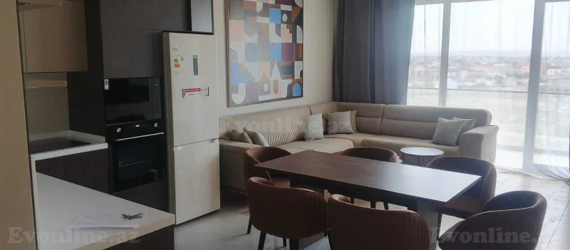 Kirayə verilir 2 otaqlı Mənzil Yeni tikili 100 m² Sea Breeze - şəkil 4