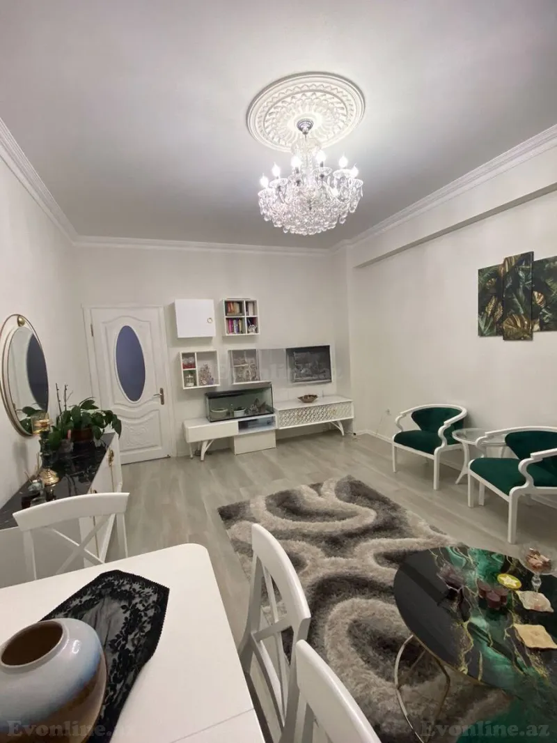 Satılır 2 otaqlı Mənzil Yeni tikili 60 m² Qara Qarayev m. - şəkil 2