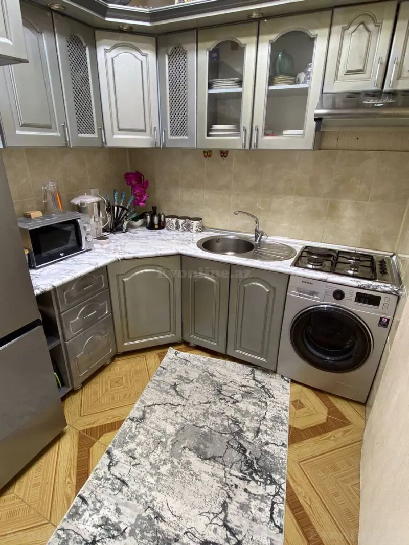 Satılır 2 otaqlı Mənzil Yeni tikili 60 m² Qara Qarayev m. - şəkil 5