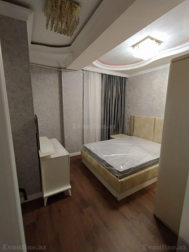 Kirayə verilir 3 otaqlı Mənzil Yeni tikili 120 m² Qara Qarayev m. - şəkil 2