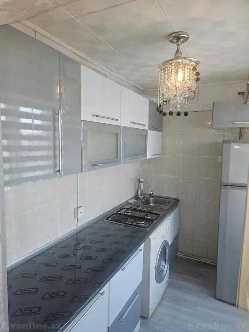 Kirayə verilir 1 otaqlı Mənzil Yeni tikili 50 m² İnşaatçılar m. - şəkil 4