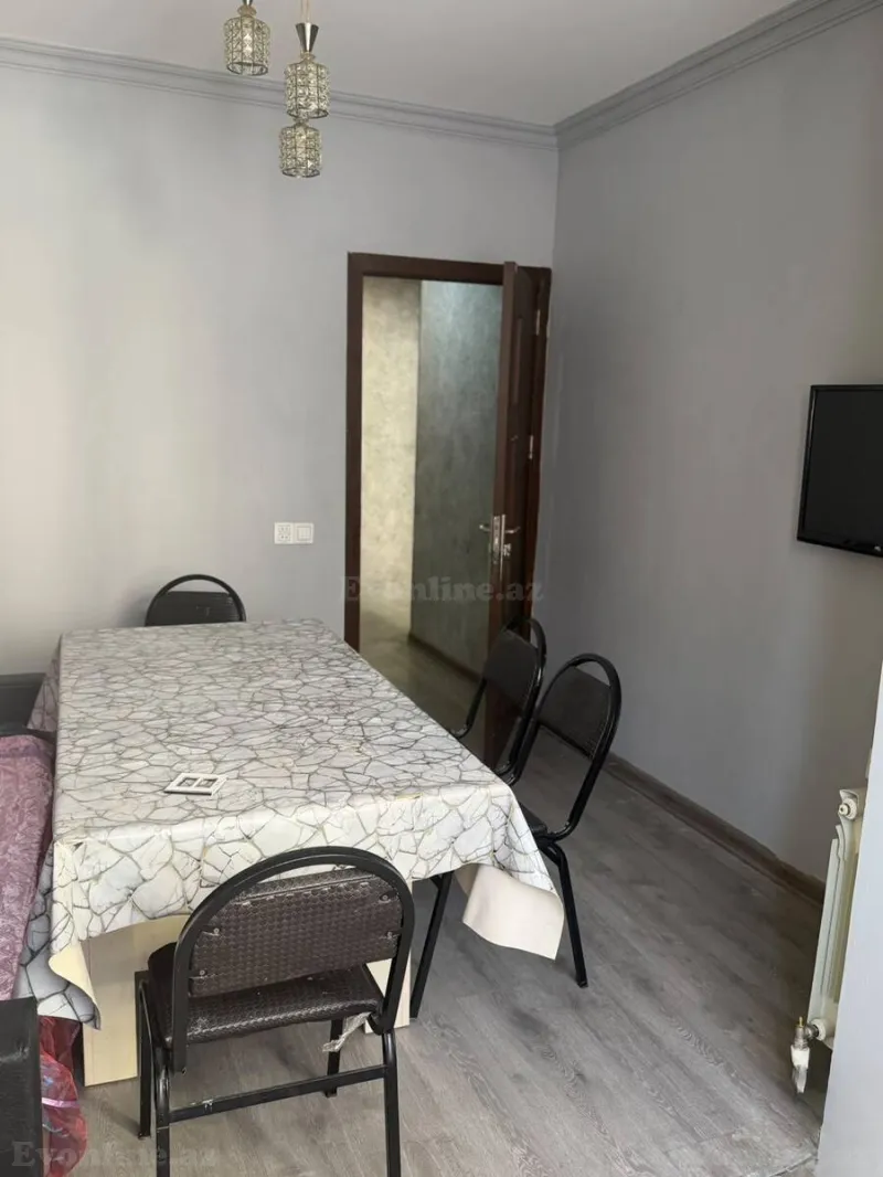 Kirayə verilir 2 otaqlı Mənzil Yeni tikili 55 m² Həzi Aslanov m. - şəkil 2