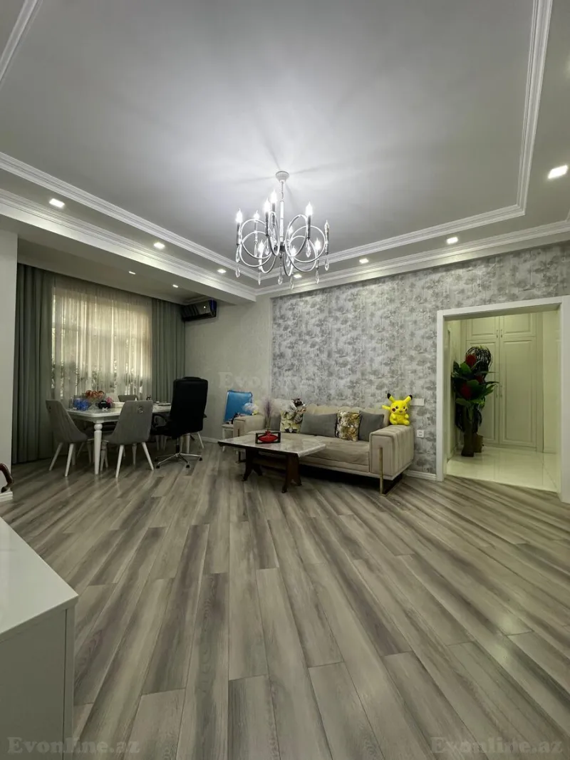 Satılır 3 otaqlı Mənzil Yeni tikili 91 m² Həzi Aslanov m. - şəkil 2