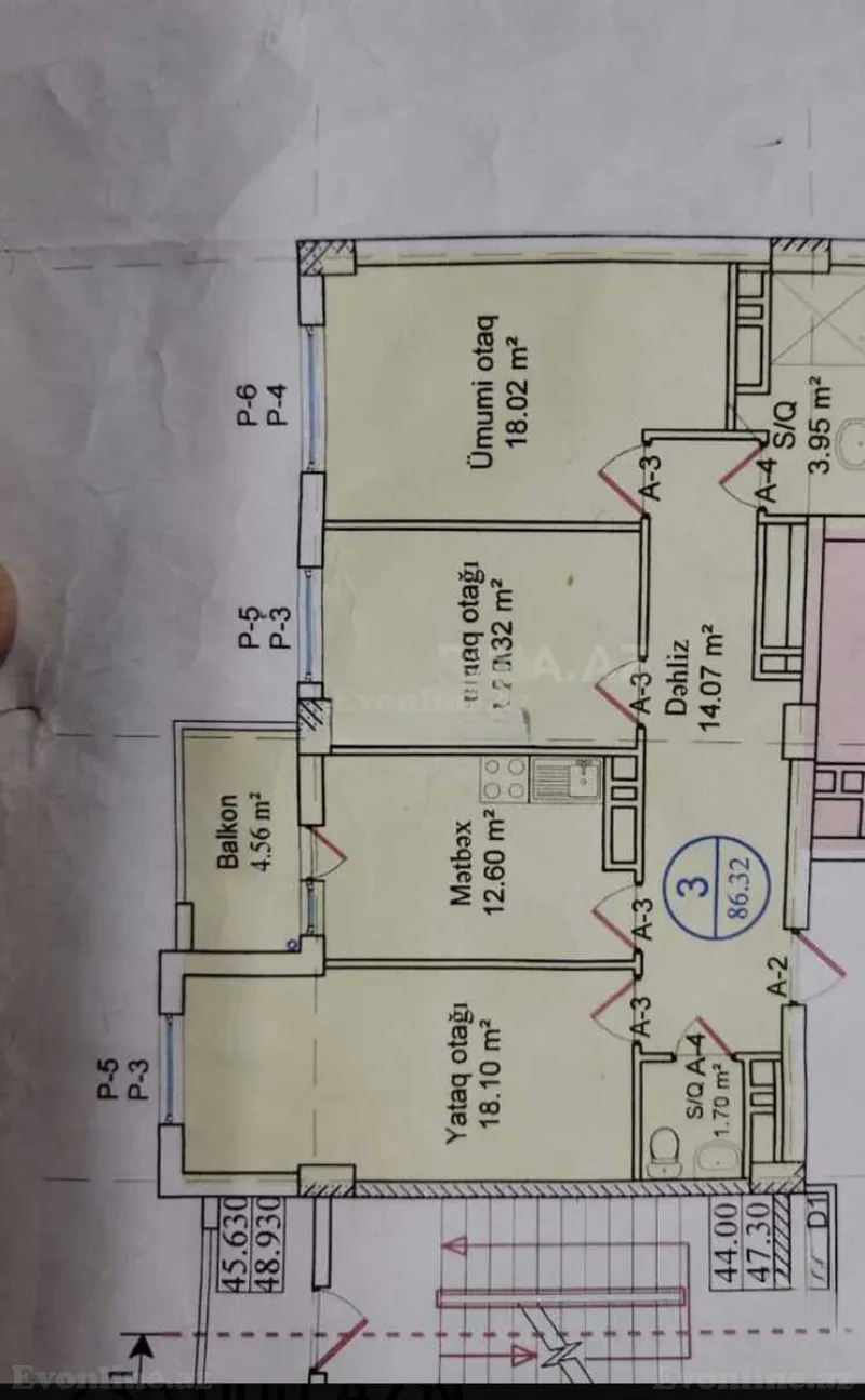 Satılır 3 otaqlı Mənzil Yeni tikili 863 m² 8-ci kilometr - şəkil 11