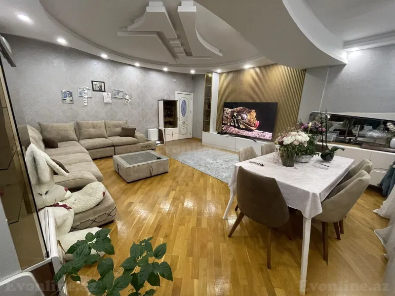 Satılır 3 otaqlı Mənzil Yeni tikili 95 m² İnşaatçılar m. - şəkil 2