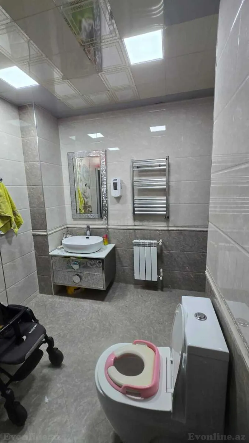 Satılır 2 otaqlı Mənzil Yeni tikili 90 m² Nizami m. - şəkil 15