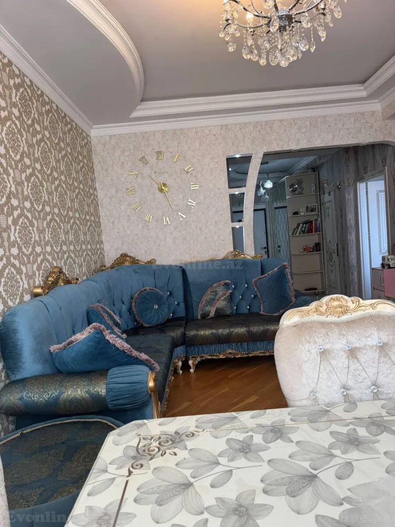 Kirayə verilir 3 otaqlı Mənzil Yeni tikili 110 m² Həzi Aslanov m. - şəkil 2
