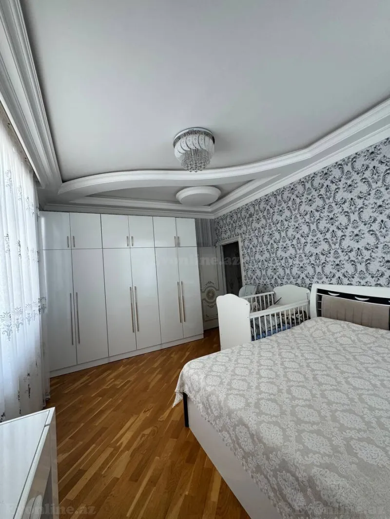 Kirayə verilir 3 otaqlı Mənzil Yeni tikili 110 m² Həzi Aslanov m. - şəkil 9