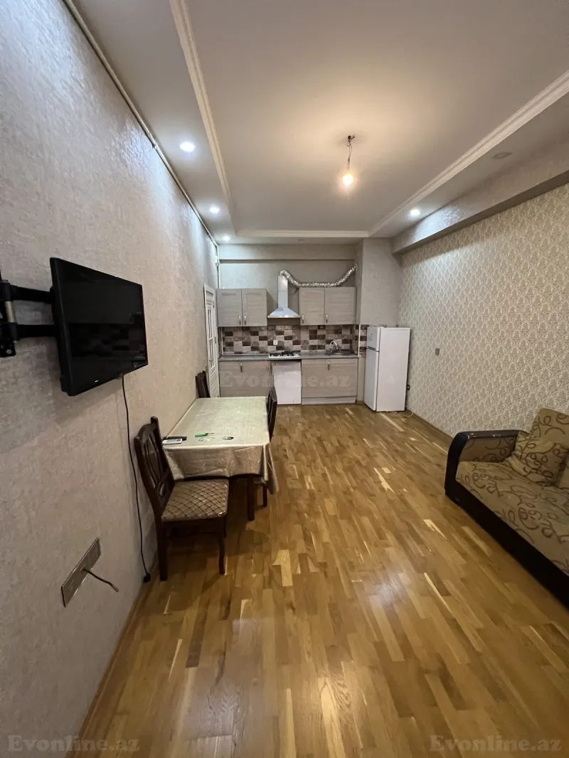 Kirayə verilir 2 otaqlı Mənzil Yeni tikili 50 m² Qara Qarayev m. - şəkil 2