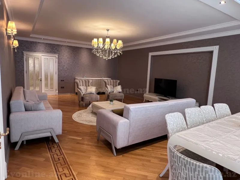 Kirayə verilir 3 otaqlı Mənzil Yeni tikili 170 m² N.Nərimanov pr.