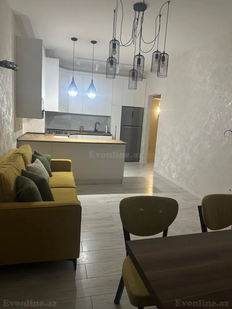 Kirayə verilir 2 otaqlı Mənzil Yeni tikili 60 m² H.Əliyev pr. - şəkil 2