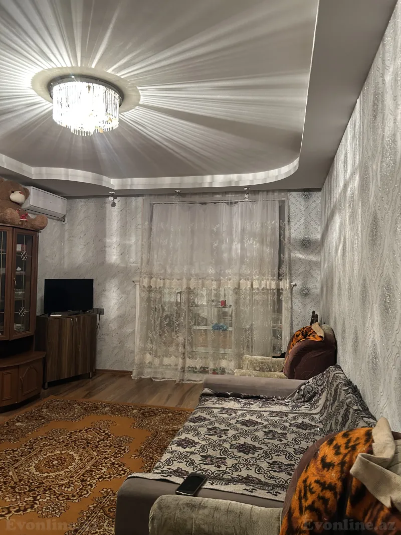 Kirayə verilir 2 otaqlı Mənzil Köhnə tikili 57 m² Q.Qarayev pr. - şəkil 2