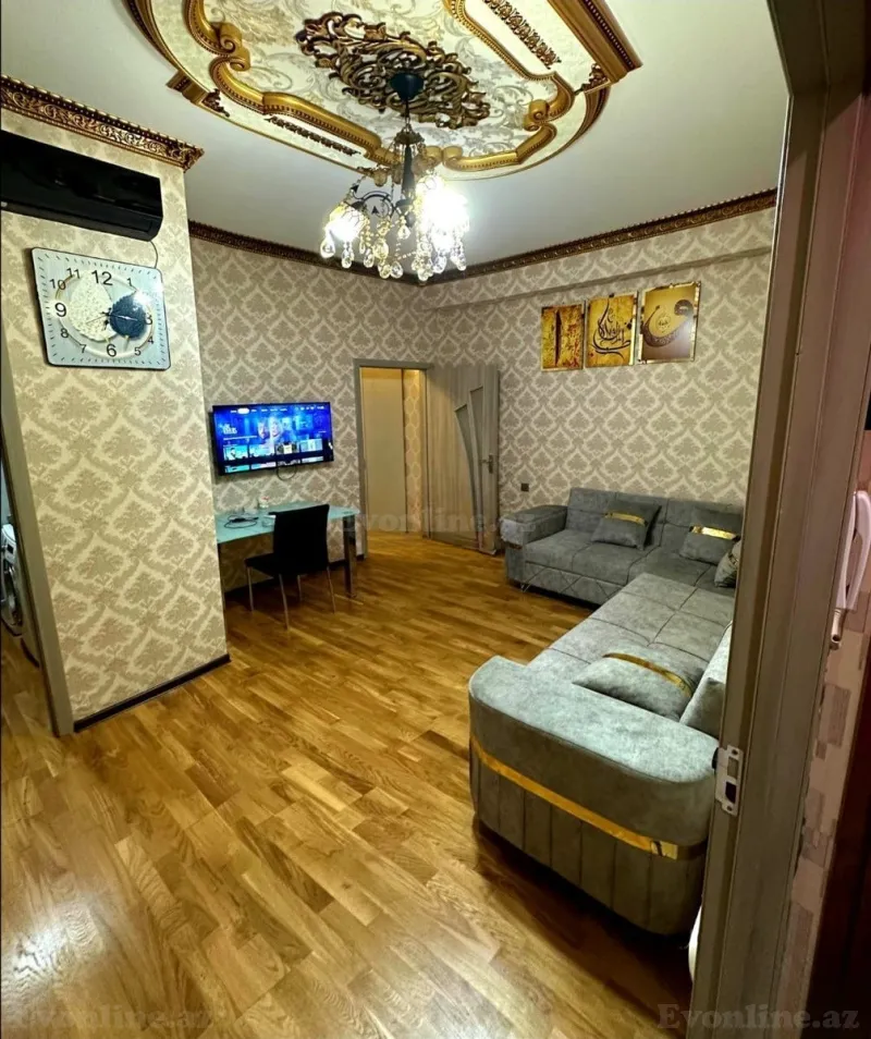 2 otaqlı Mənzil 40 m² Yeni Günəşli Kirayə verilir