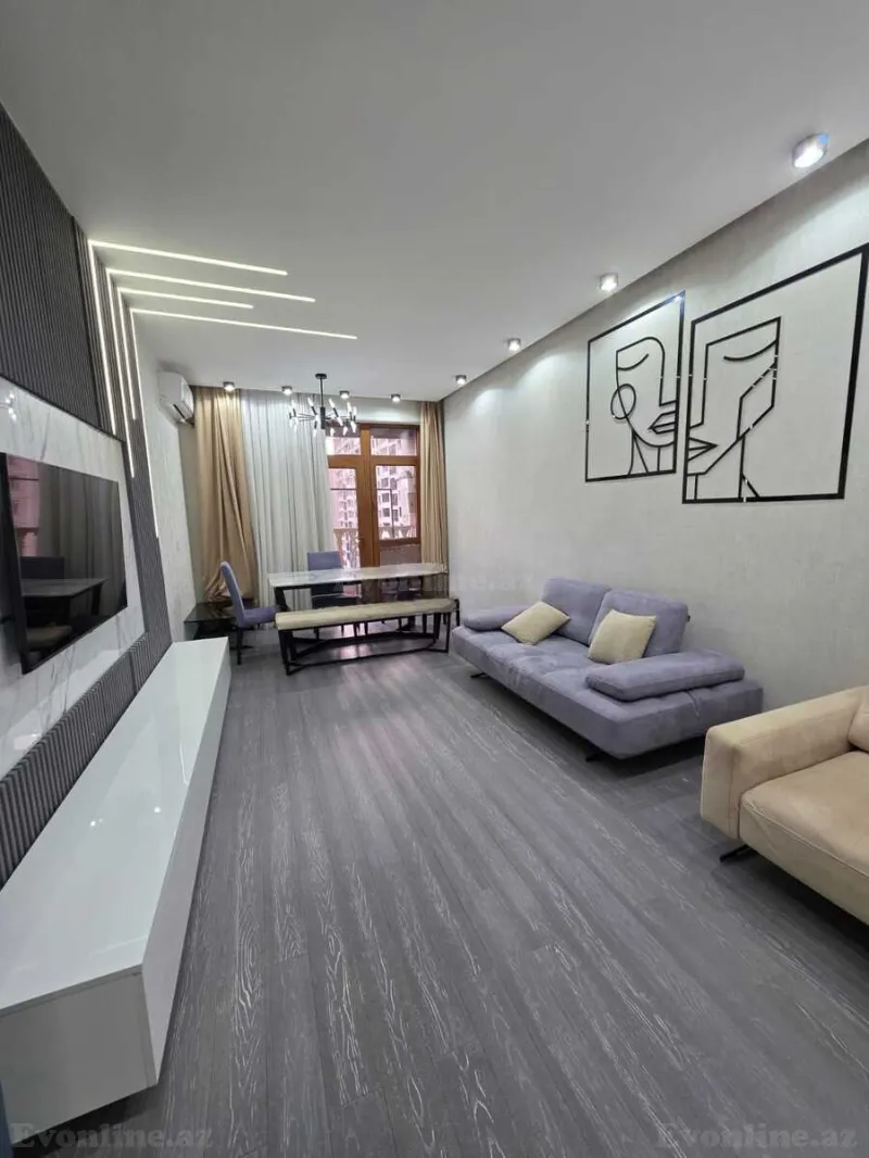 Kirayə verilir 2 otaqlı Mənzil Yeni tikili 75 m² Nəriman Nərimanov m. - şəkil 3