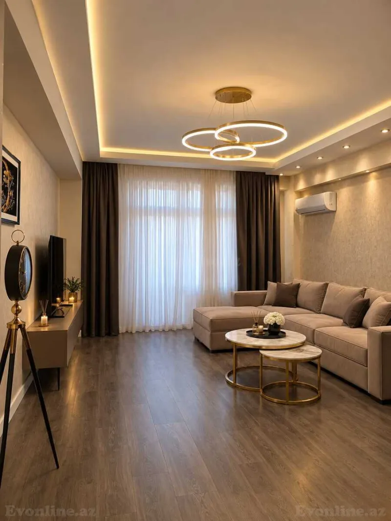 Kirayə verilir 3 otaqlı Mənzil Yeni tikili 160 m² Nəsimi r. - şəkil 2